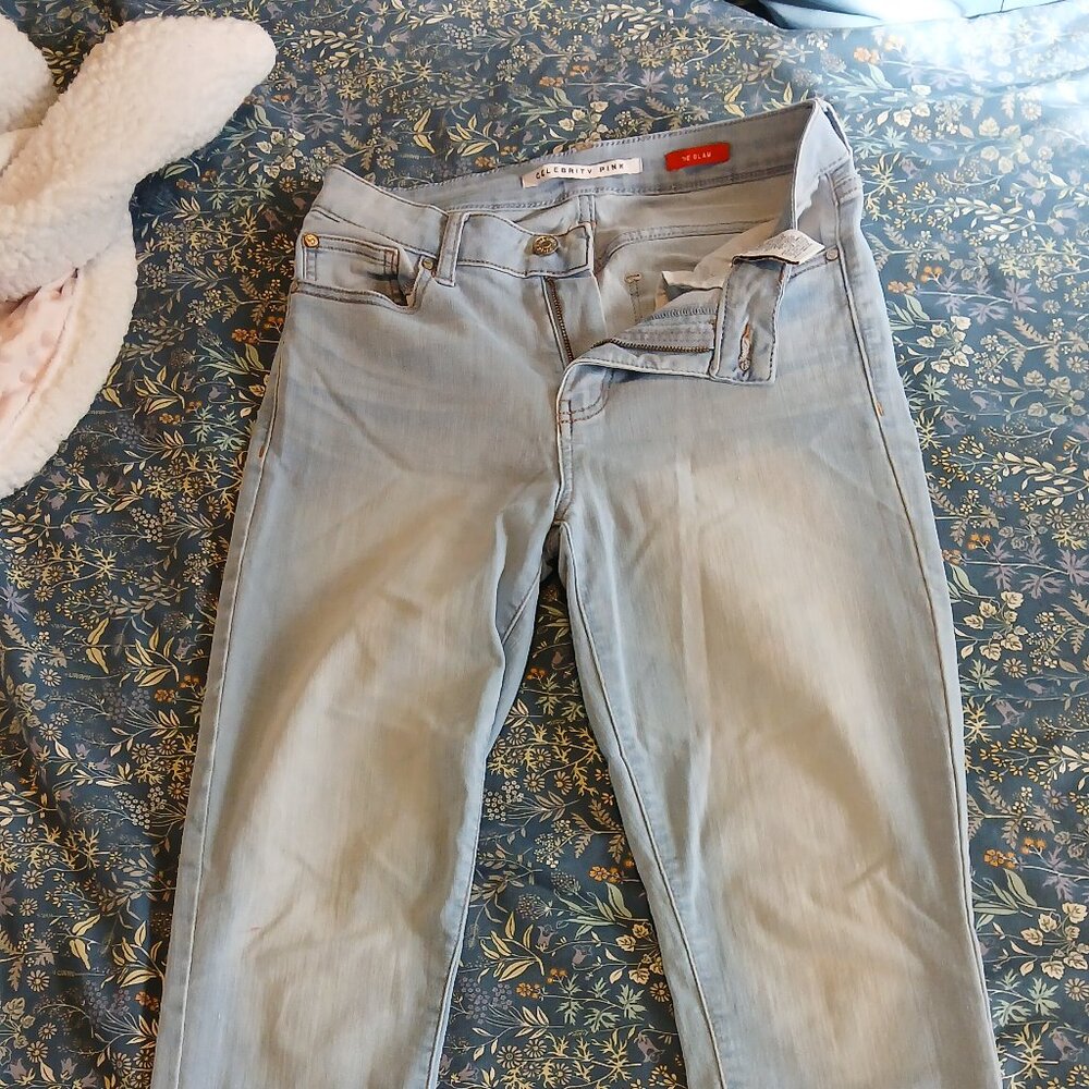 Celebrity Pink Faded Skinny Jeans 7/28